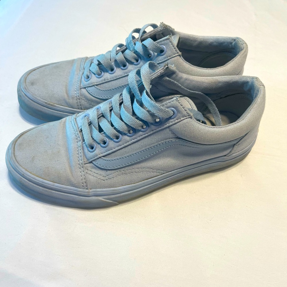 Dusty blue vans